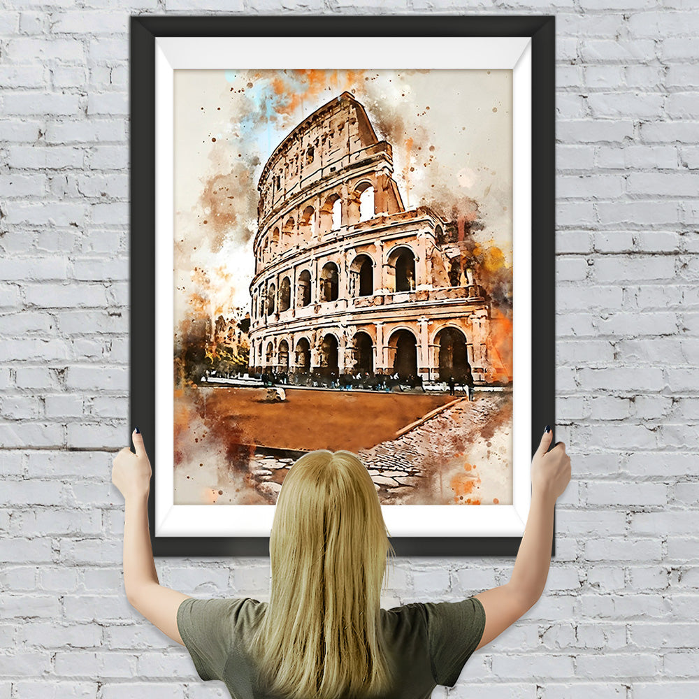 Das antike römische Kolosseum Diamond Painting