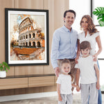 Das antike römische Kolosseum Diamond Painting