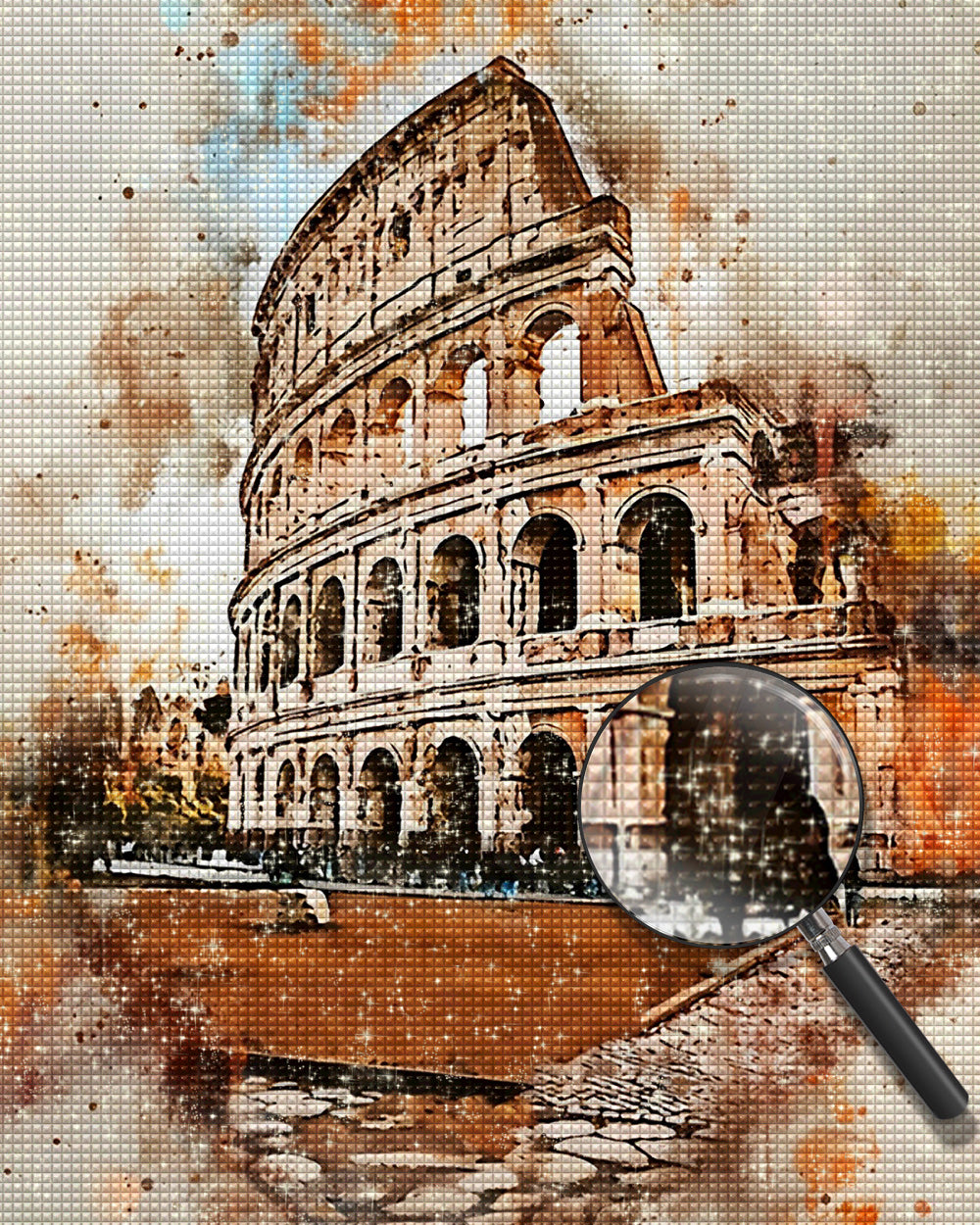 Das antike römische Kolosseum Diamond Painting
