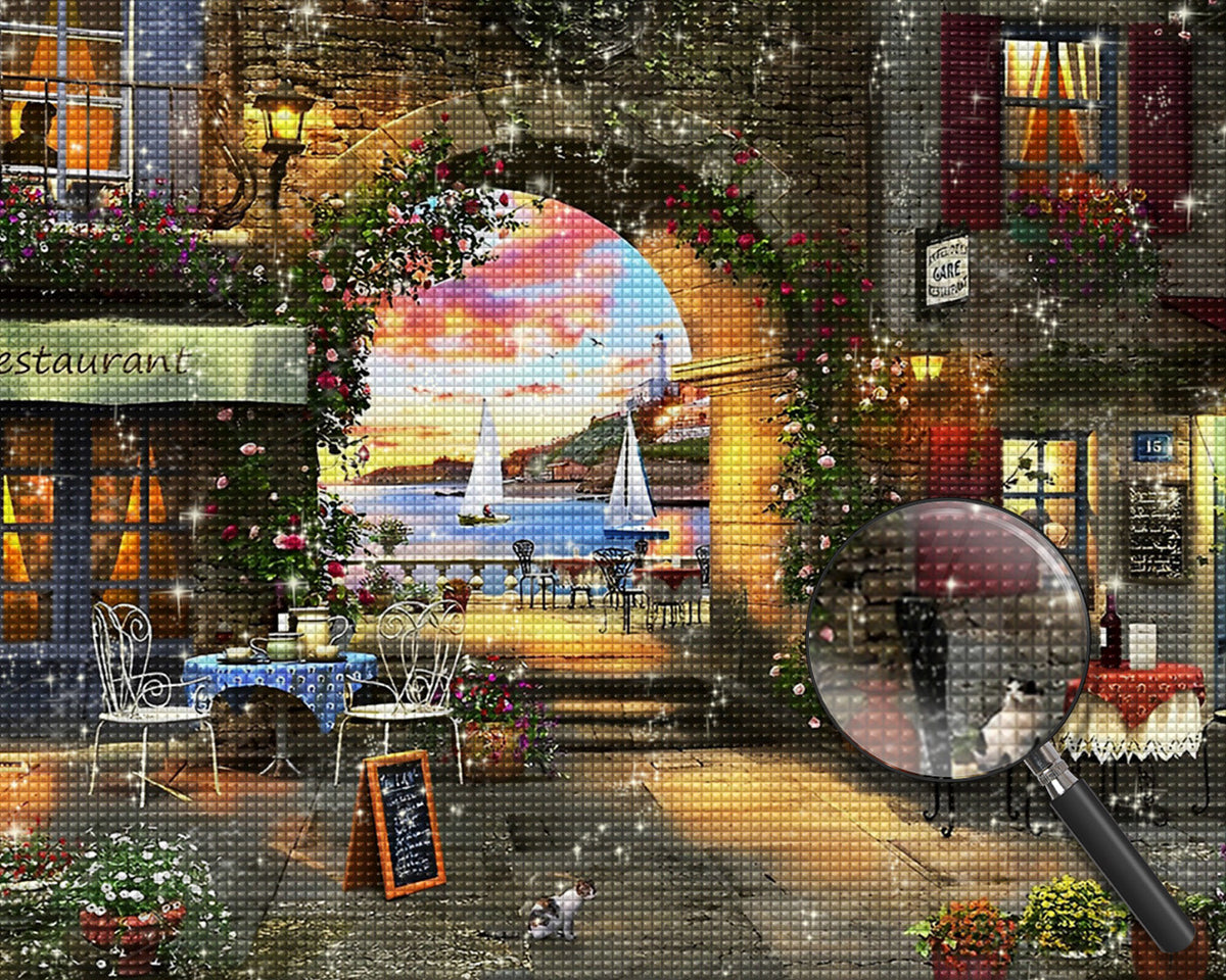 Das europäische Restaurant Diamond Painting