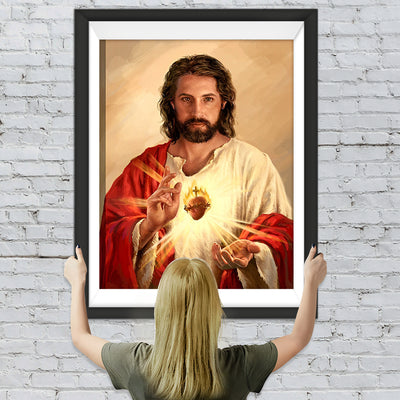 Das heilige Herz von Jesus Diamond Painting