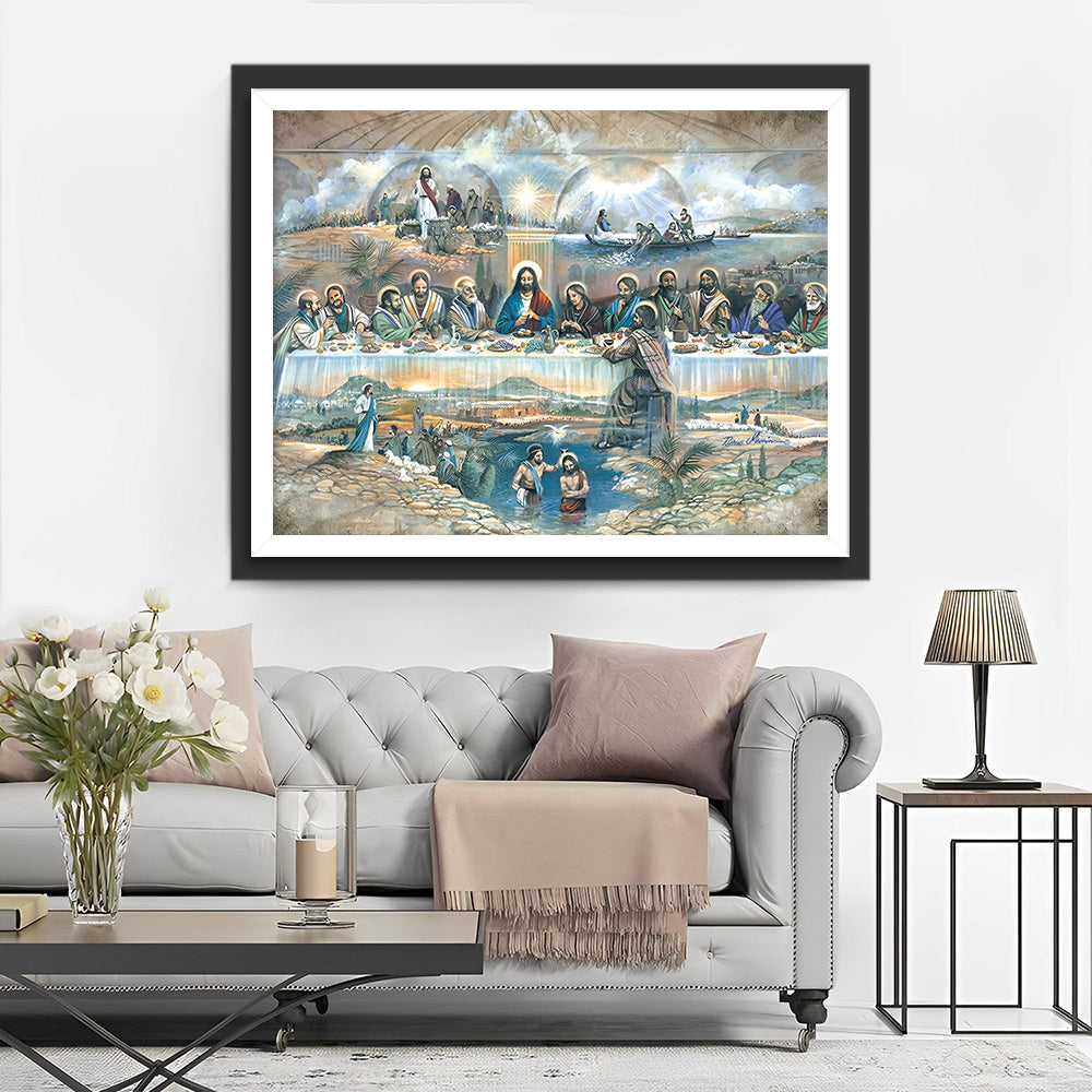 Das letzte Abendmahl Diamond Painting