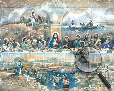 Das letzte Abendmahl Diamond Painting