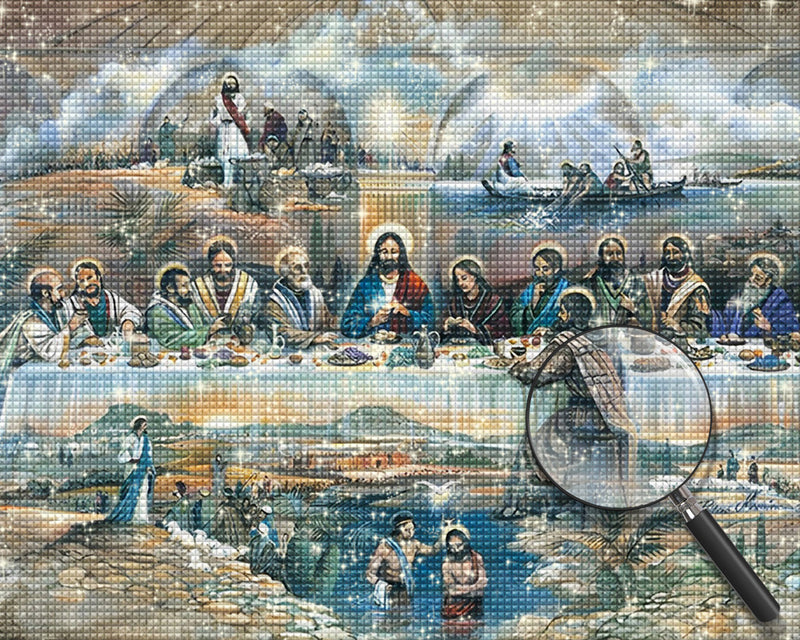 Das letzte Abendmahl Diamond Painting