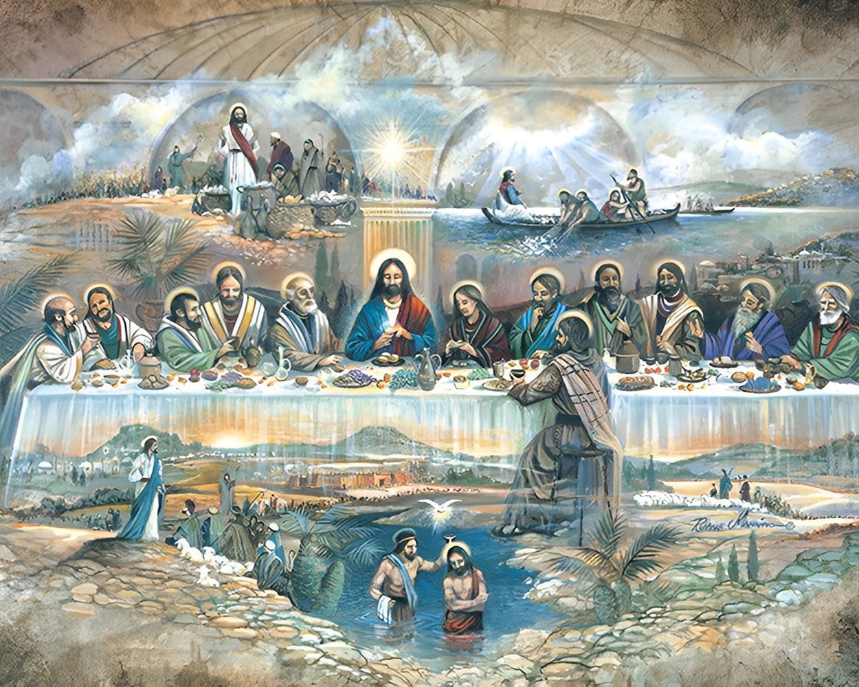 Das letzte Abendmahl Diamond Painting