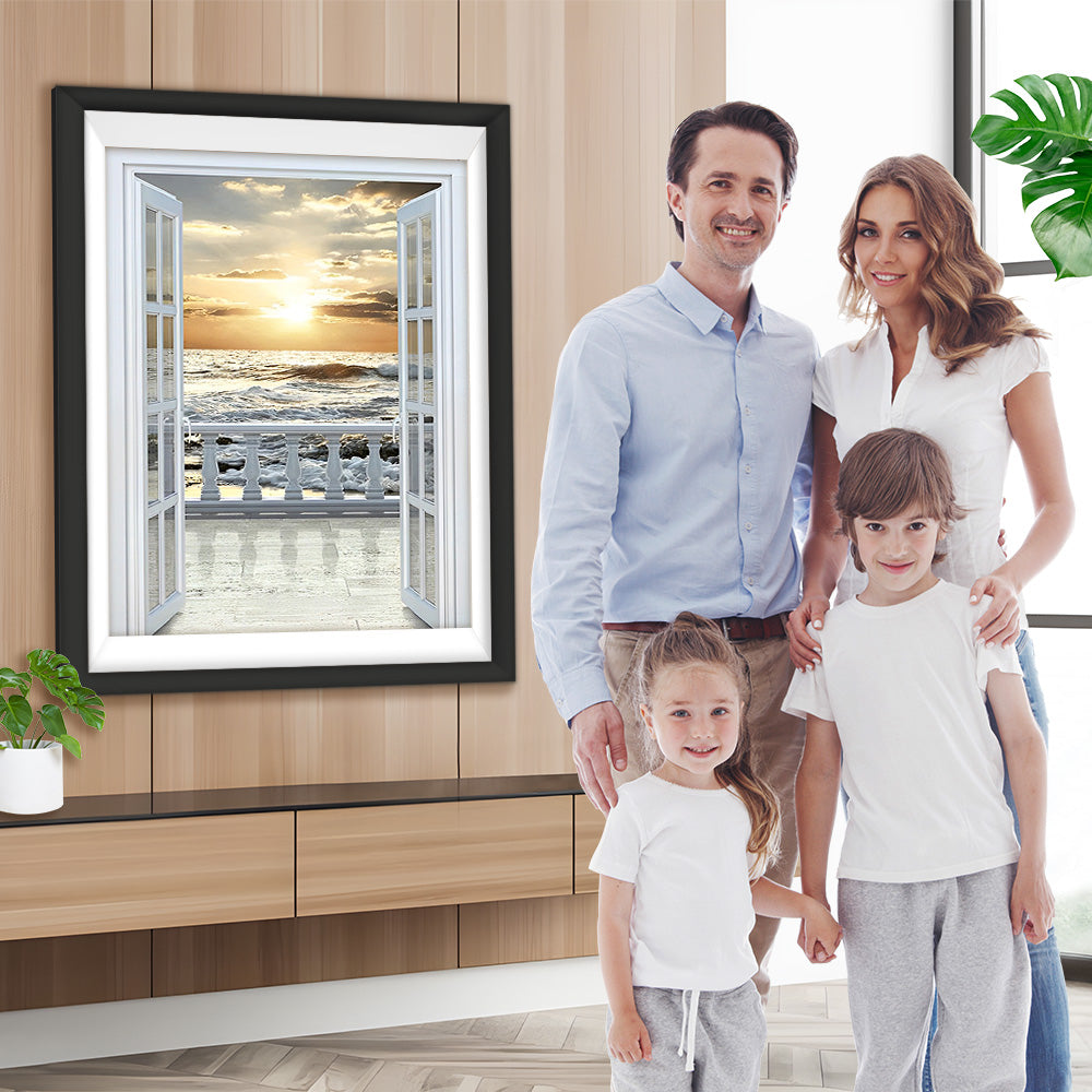 Das Meer vor dem Fenster Diamond Painting