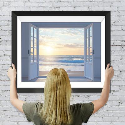Das Meer vor dem Fenster Diamond Painting