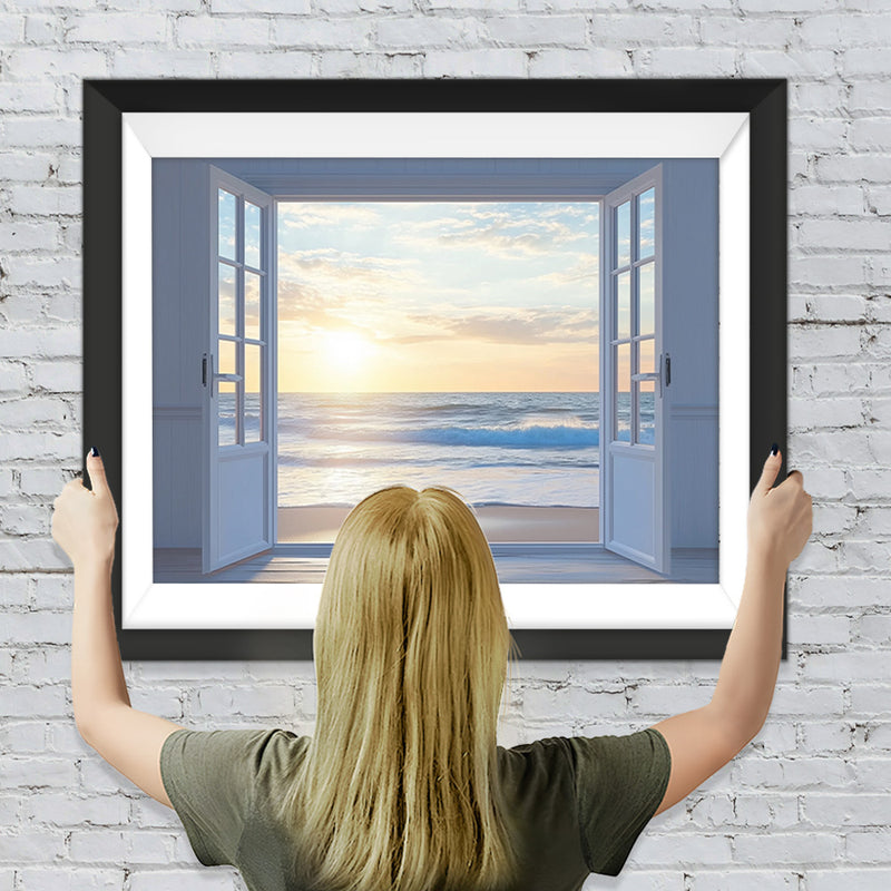 Das Meer vor dem Fenster Diamond Painting