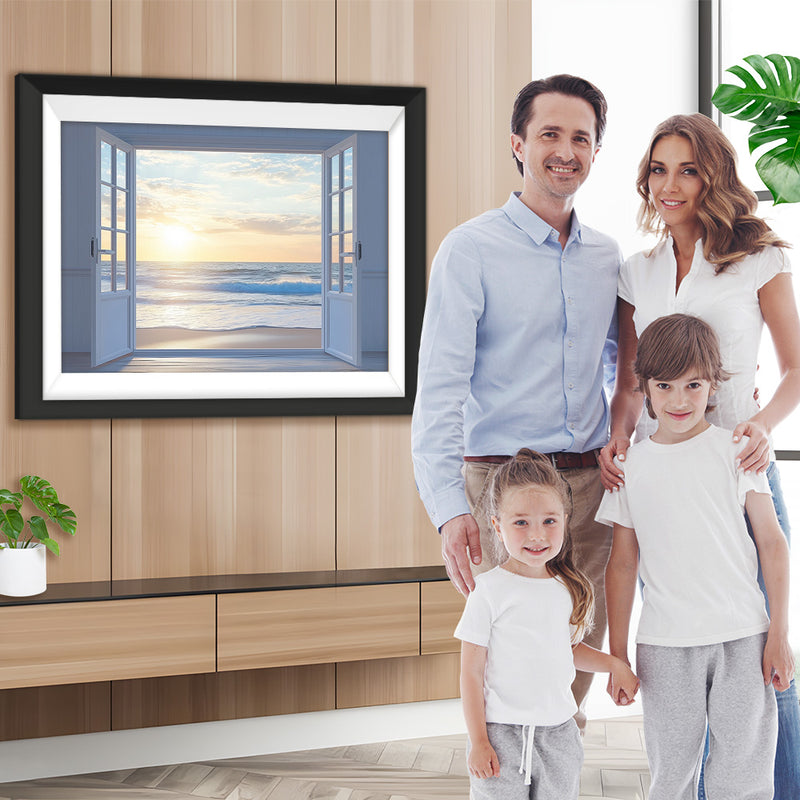 Das Meer vor dem Fenster Diamond Painting