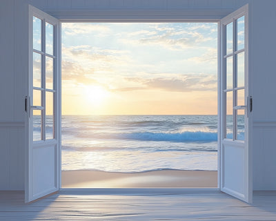 Das Meer vor dem Fenster Diamond Painting