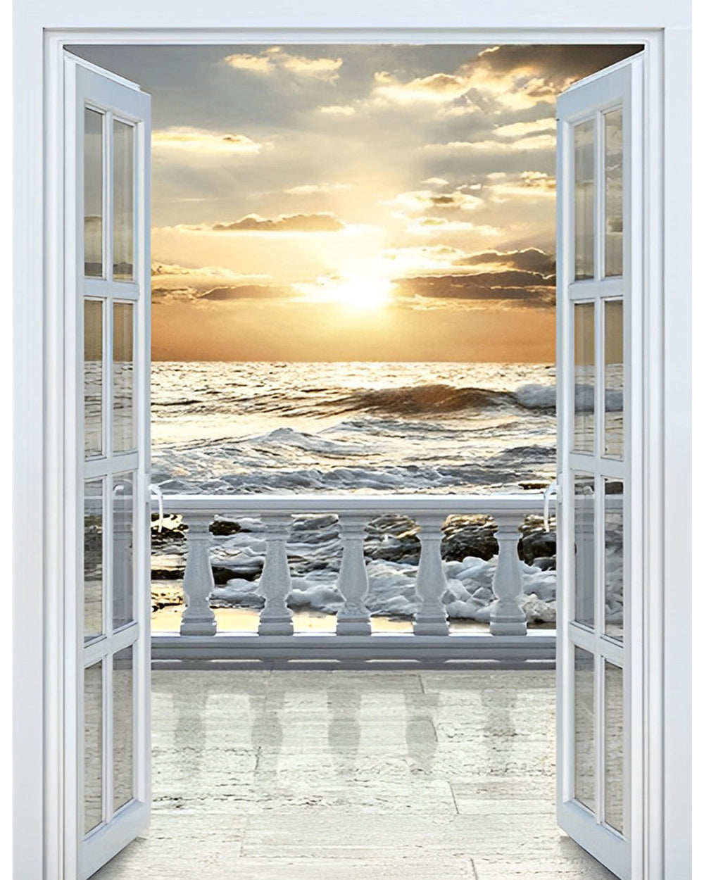 Das Meer vor dem Fenster Diamond Painting