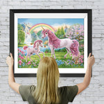 Das Regenbogenparadies der Einhörner Diamond Painting