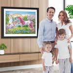 Das Regenbogenparadies der Einhörner Diamond Painting