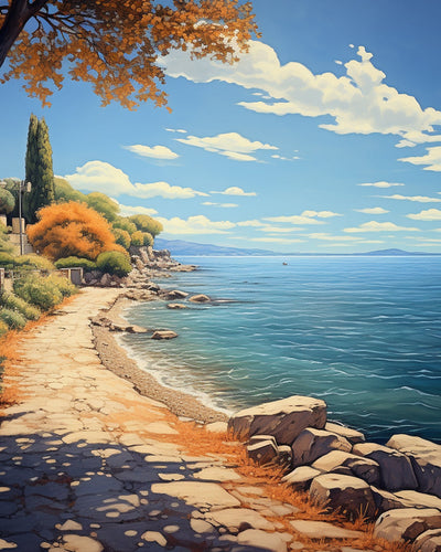 Das ruhige Meer Diamond Painting