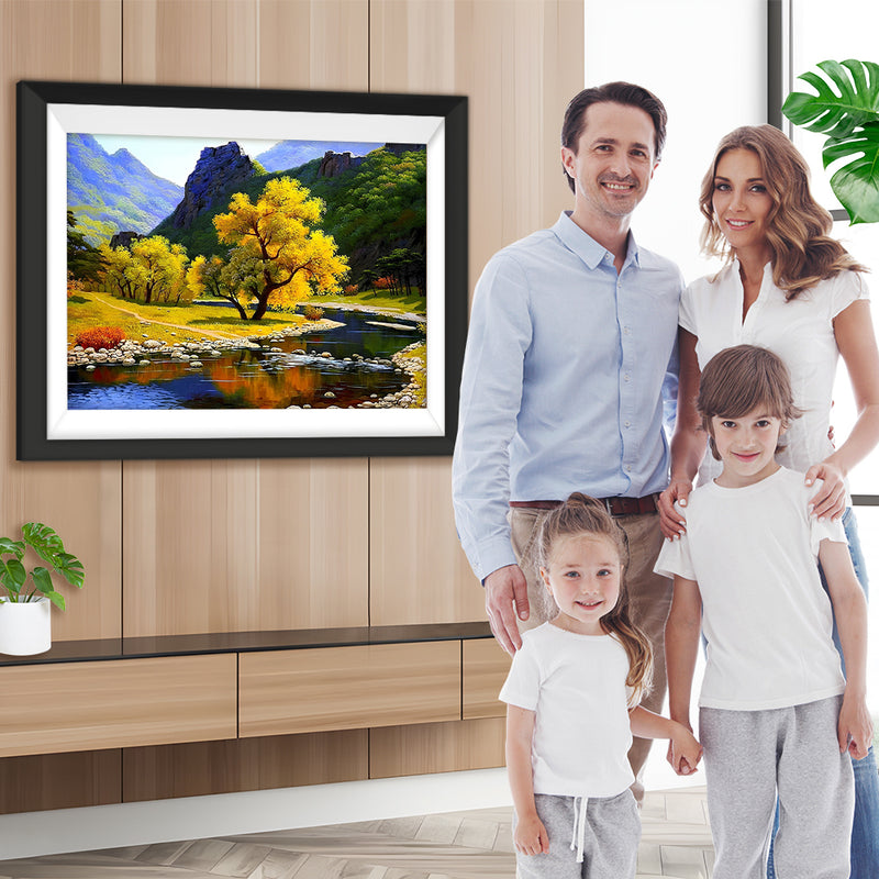 Das Tal im Herbst Diamond Painting