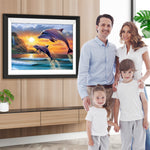 Delfine aus dem Meer Diamond Painting