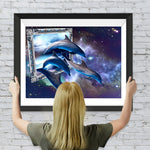 Delfine Sternenhimmel Diamond Painting