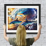 Delfine Wellen Diamond Painting