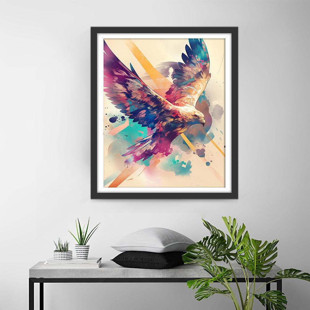 Der Adler fliegt hoch Diamond Painting