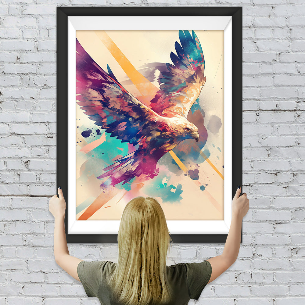 Der Adler fliegt hoch Diamond Painting