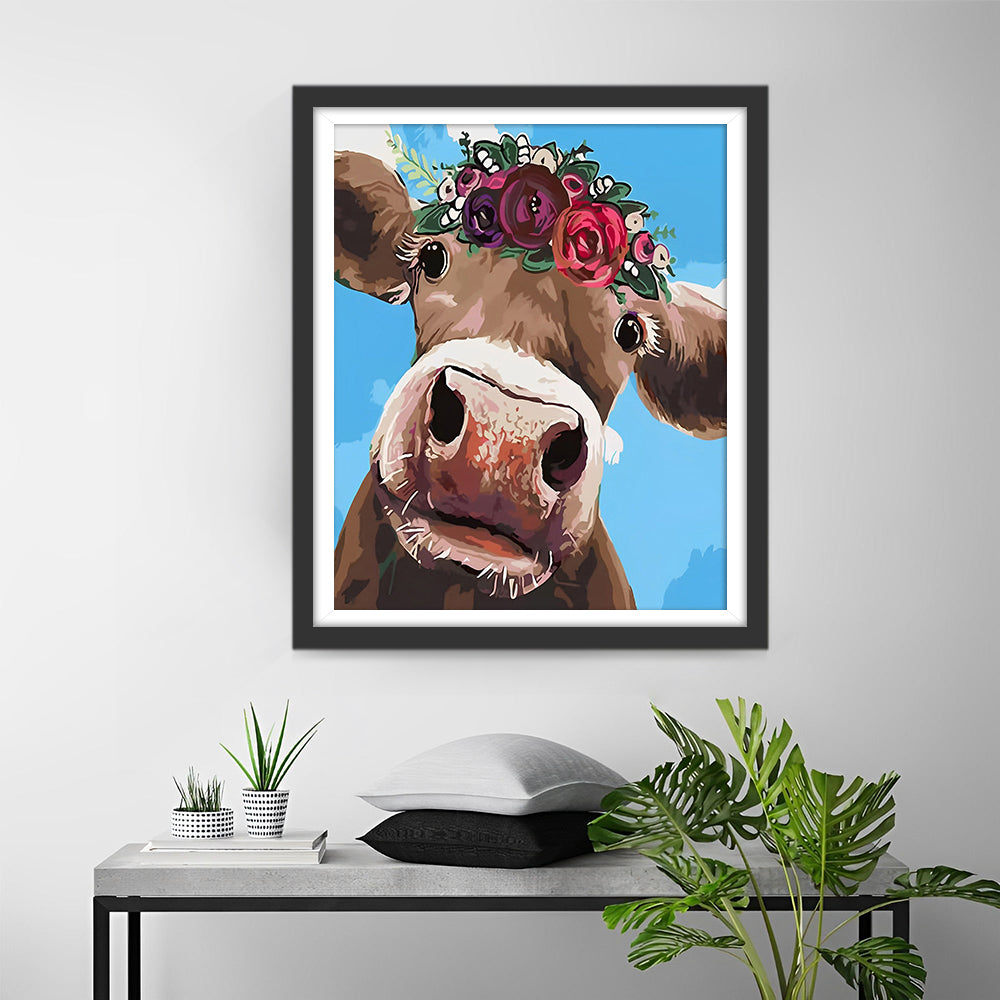 Der Blick der Kuh Diamond Painting