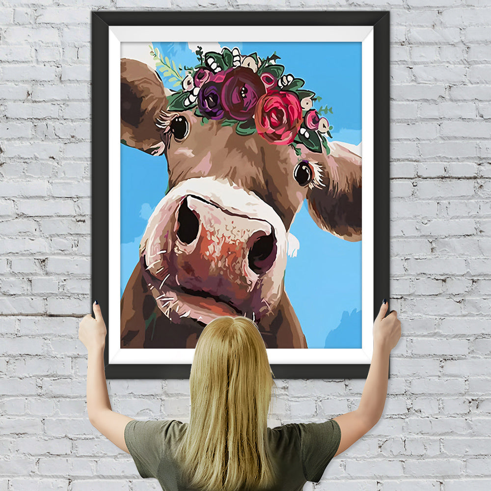 Der Blick der Kuh Diamond Painting