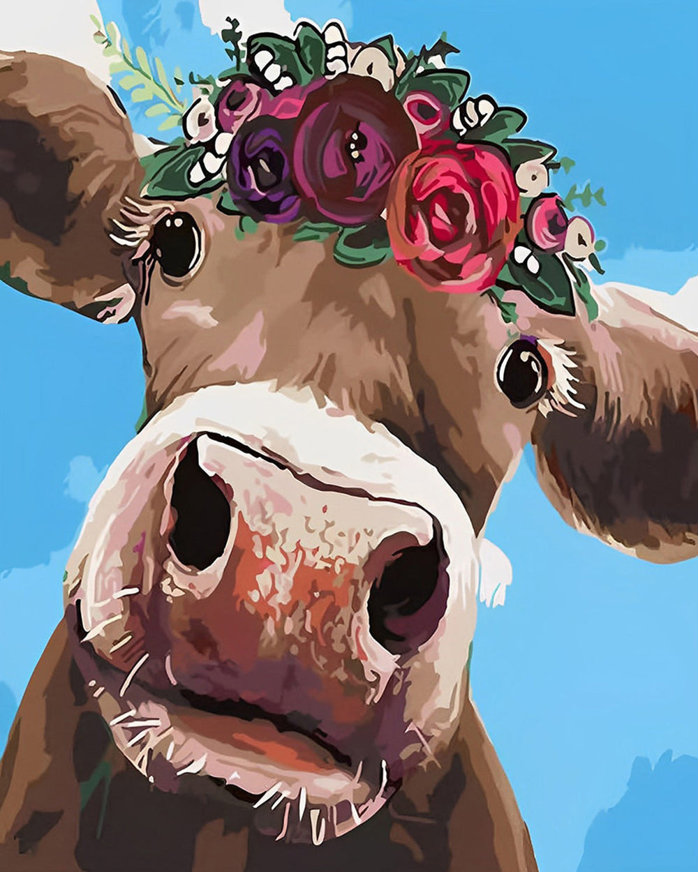 Der Blick der Kuh Diamond Painting