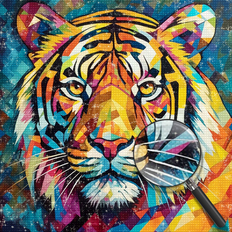 Der Blick des Tigers Diamond Painting