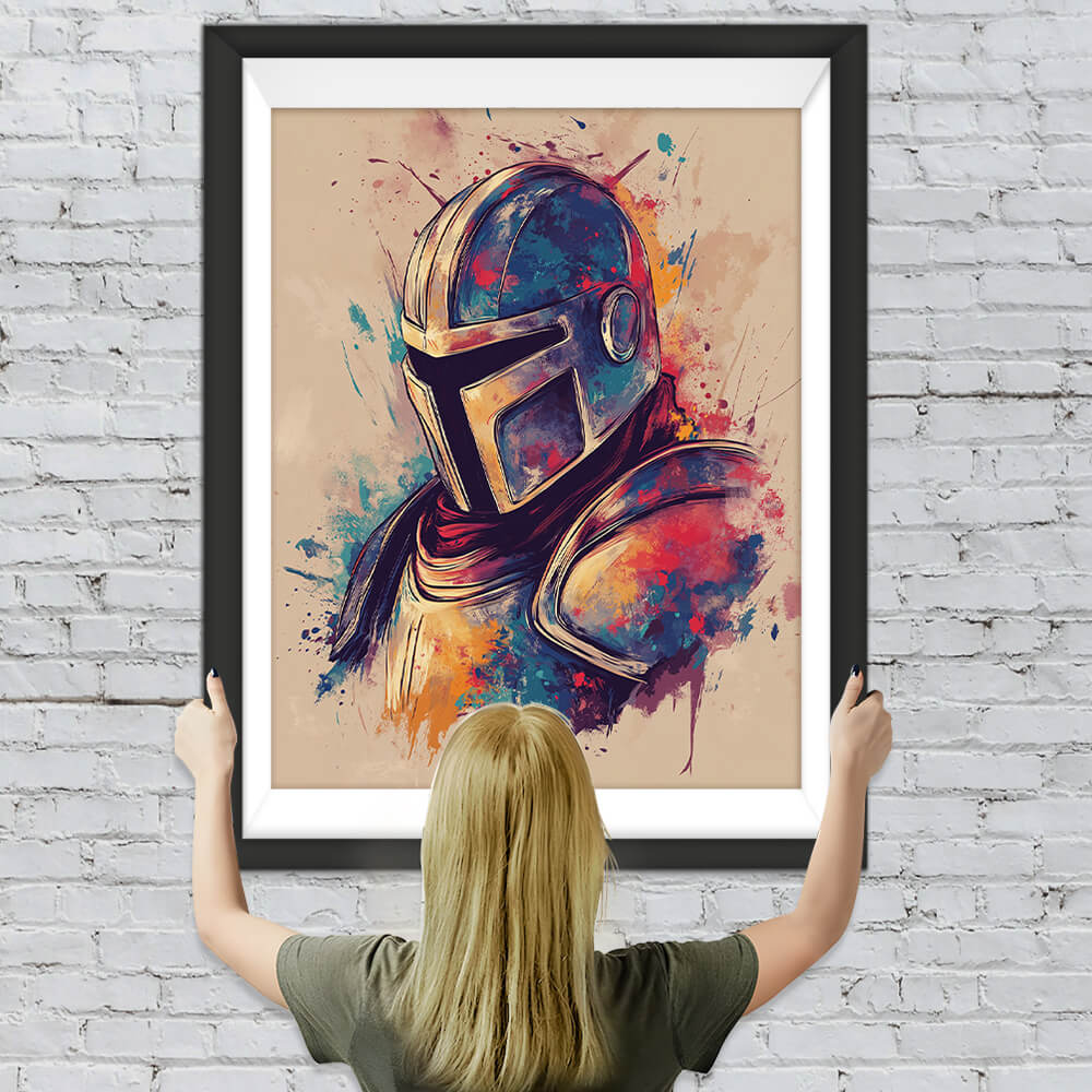 Der coole Weltraumkrieger Diamond Painting