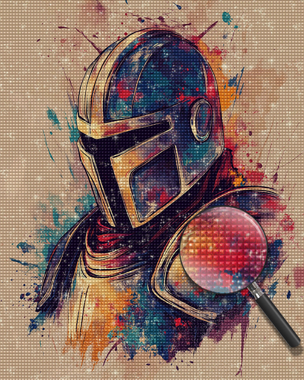 Der coole Weltraumkrieger Diamond Painting