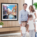 Der Fluss Venedig an einem sonnigen Tag Diamond Painting