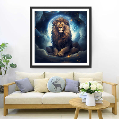 Der Löwe in den Wolken Diamond Painting