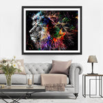 Der Löwenkönig im Dunkeln Diamond Painting