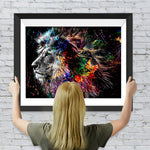 Der Löwenkönig im Dunkeln Diamond Painting