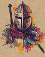 Der mächtige Weltraumkrieger Diamond Painting