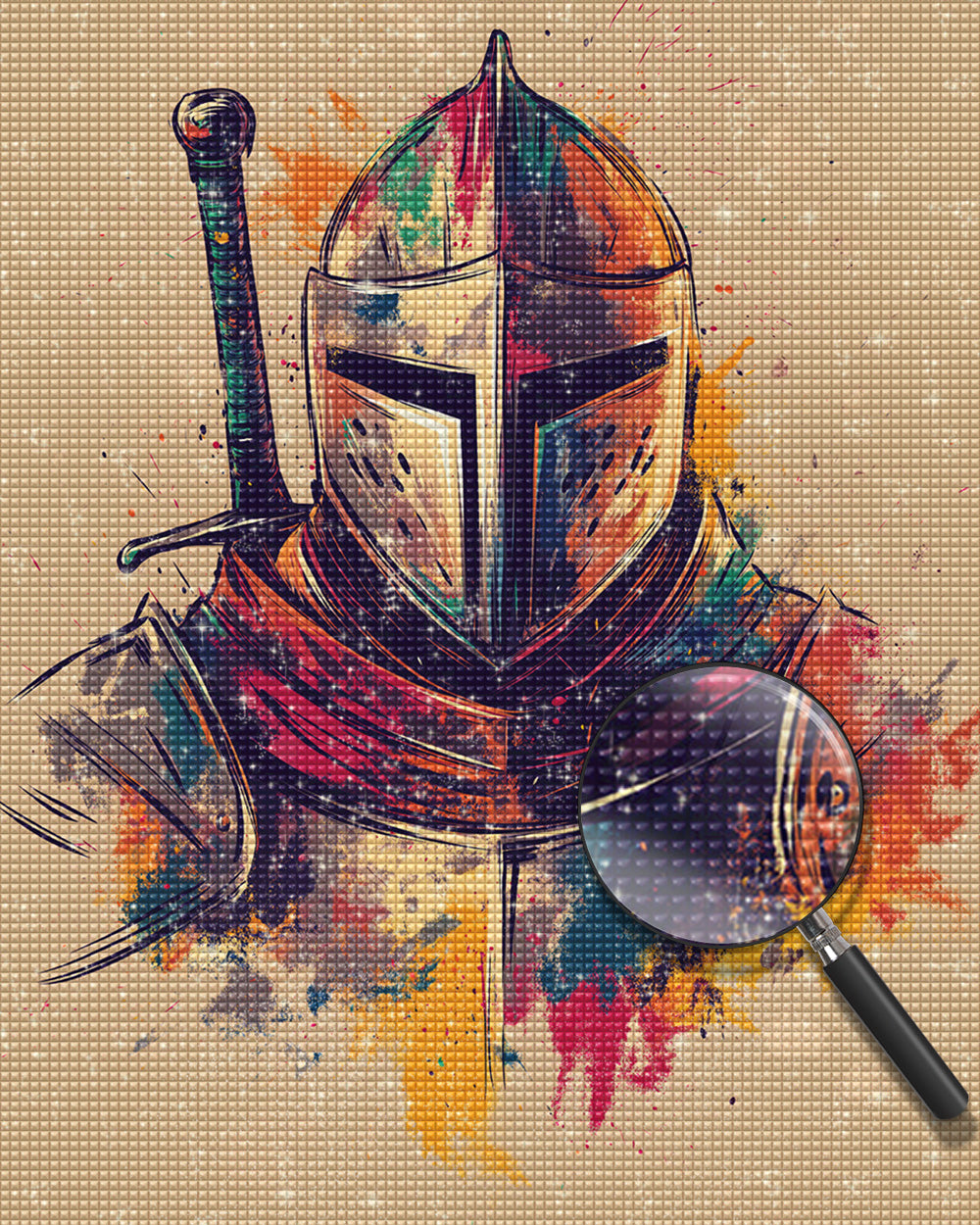 Der mächtige Weltraumkrieger Diamond Painting