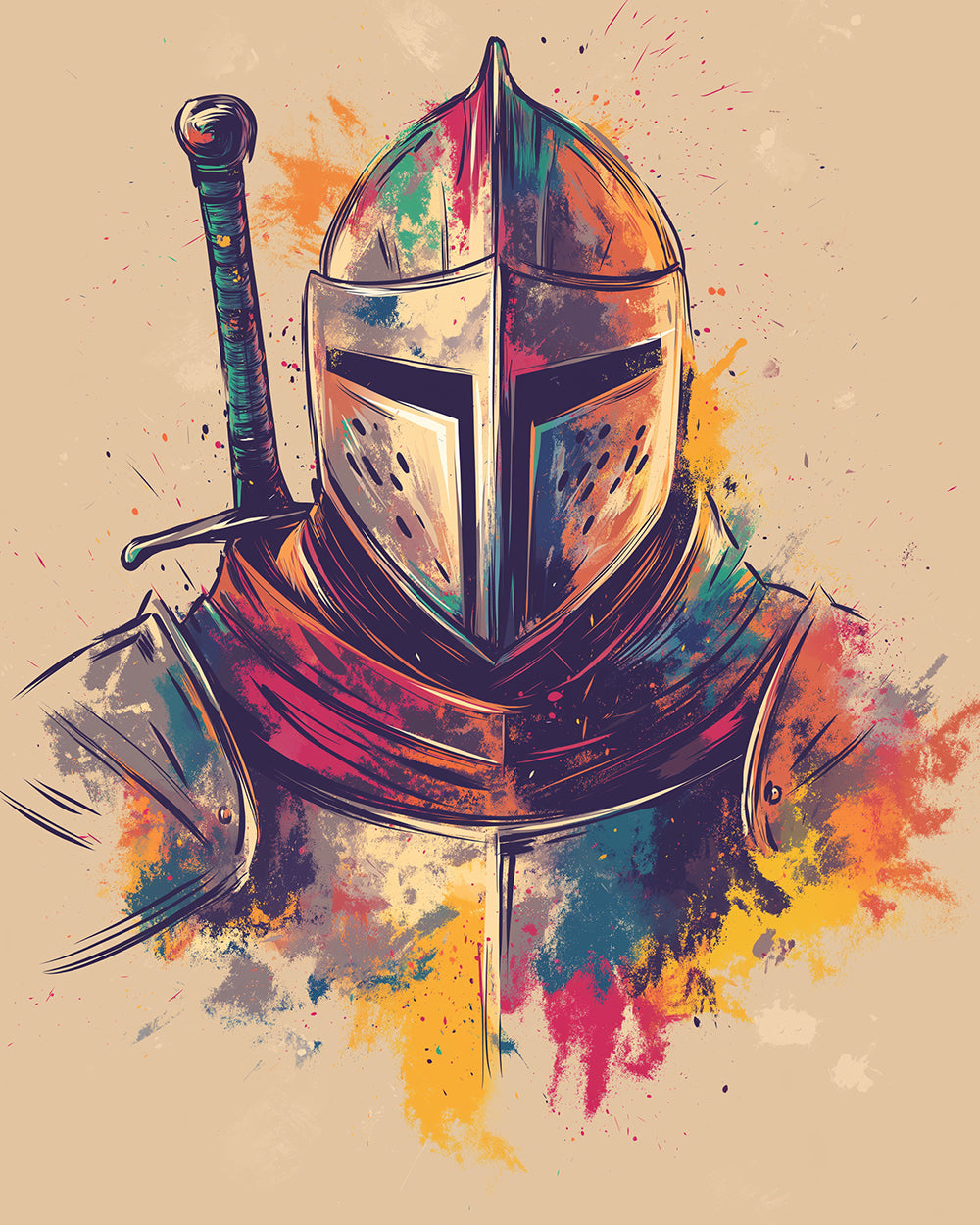 Der mächtige Weltraumkrieger Diamond Painting