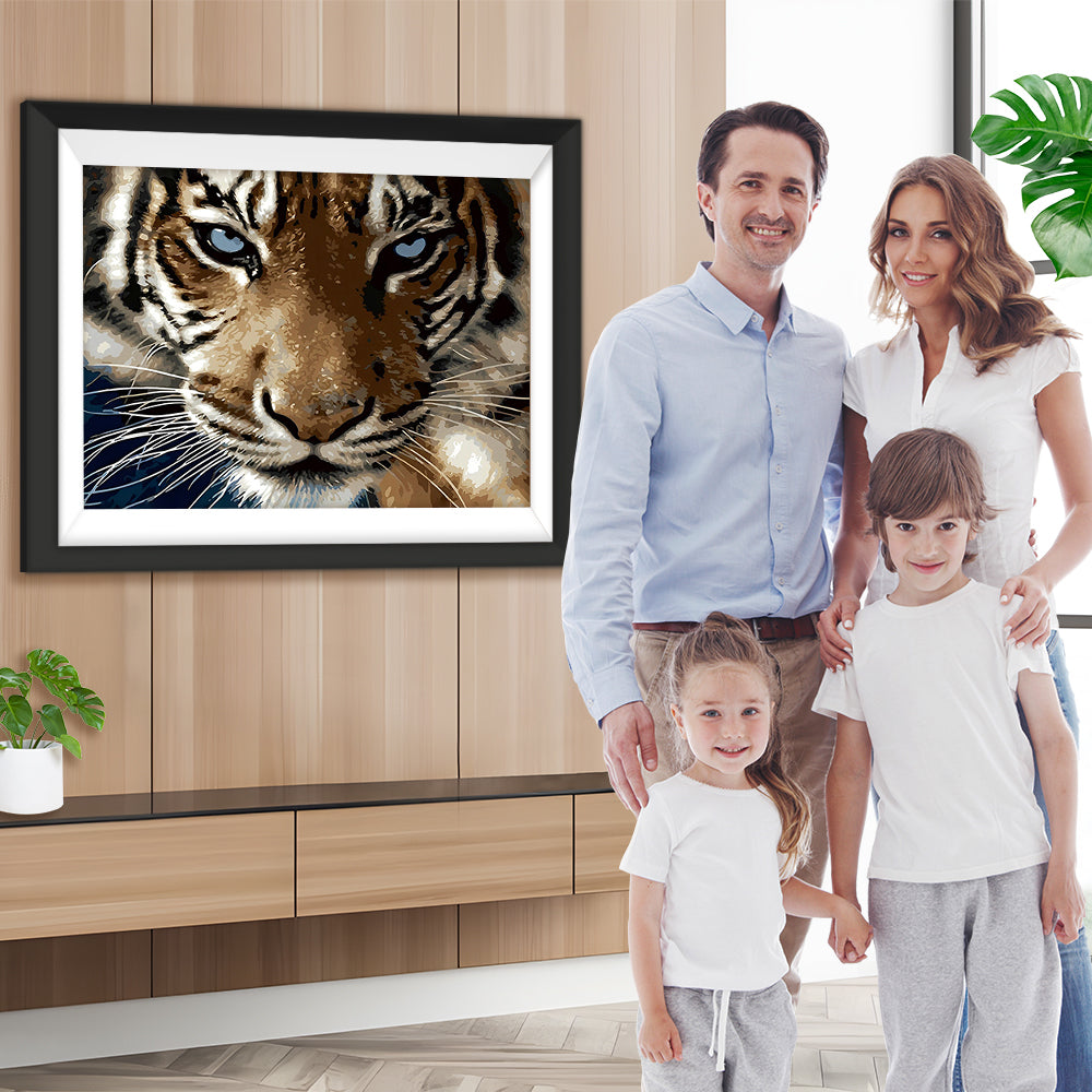 Der majestätische Tiger Diamond Painting