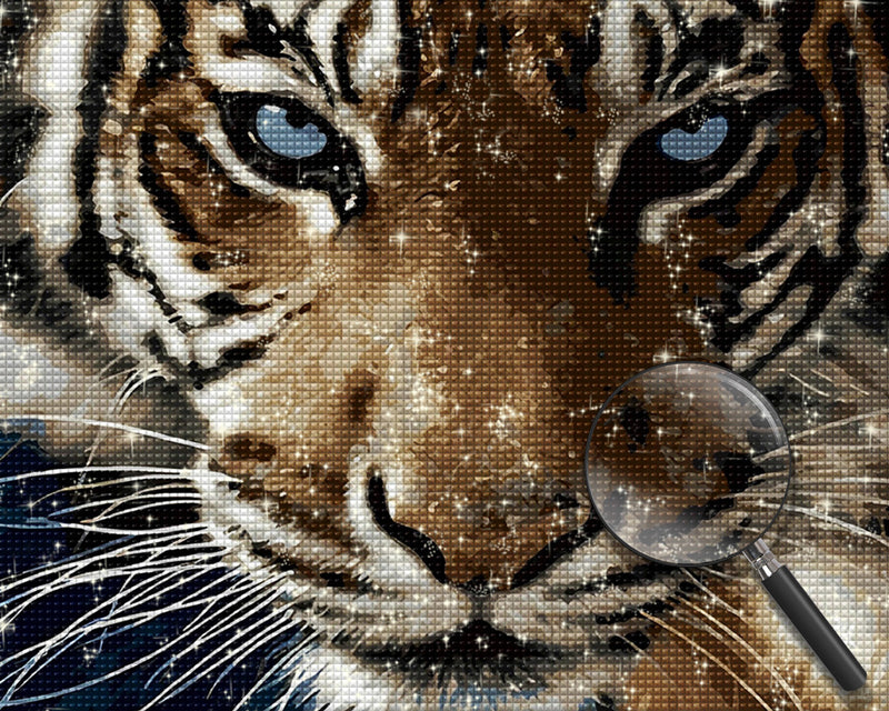 Der majestätische Tiger Diamond Painting