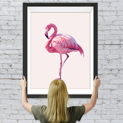 Der rosarote Flamingo Diamond Painting