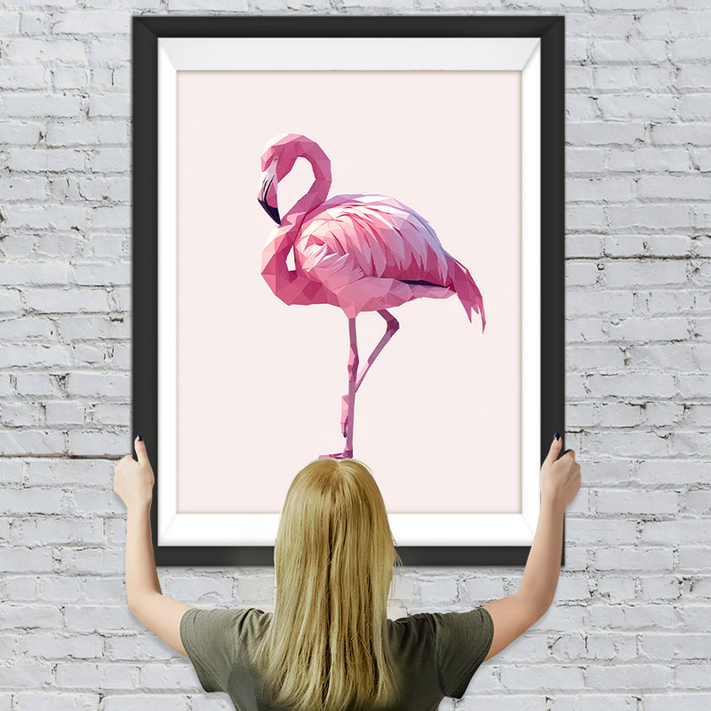 Der rosarote Flamingo Diamond Painting
