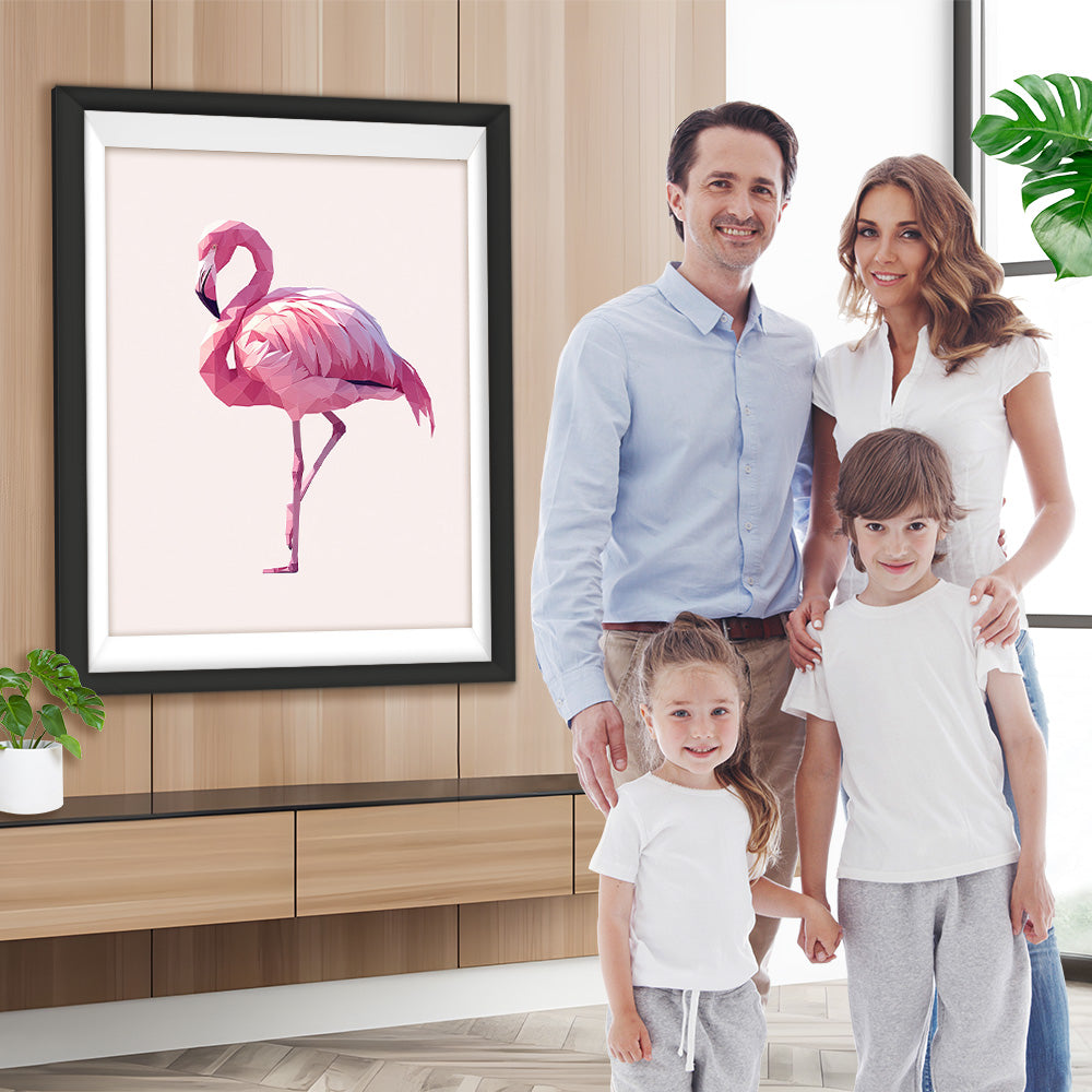 Der rosarote Flamingo Diamond Painting