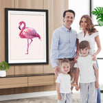 Der rosarote Flamingo Diamond Painting