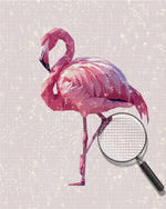 Der rosarote Flamingo Diamond Painting