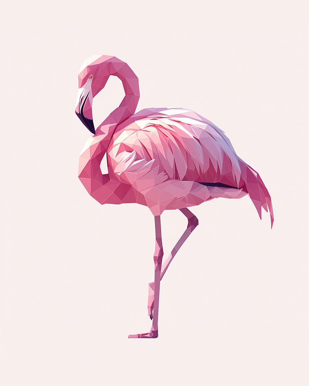 Der rosarote Flamingo Diamond Painting