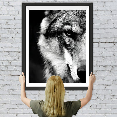 Der verborgene Wolf Diamond Painting