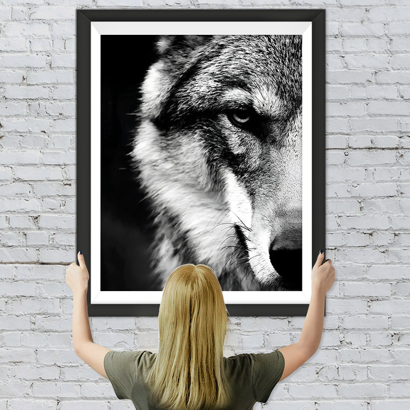 Der verborgene Wolf Diamond Painting