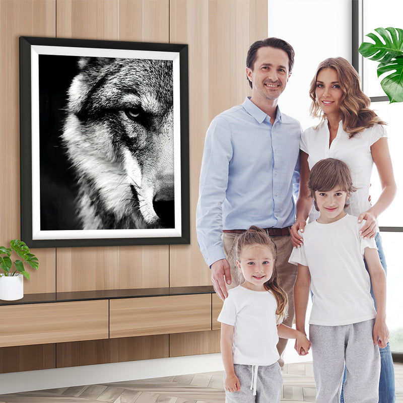 Der verborgene Wolf Diamond Painting