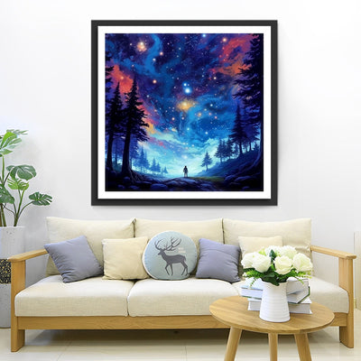 Der weite Sternenhimmel Diamond Painting