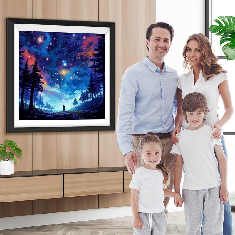 Der weite Sternenhimmel Diamond Painting